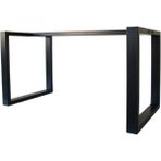 Abronya Dekoratif Ahşap Masa Ayakları Siyah Masa Ayağı Kare Tasarım 73 Cm-60 CM-100 cm