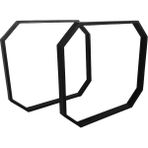 Abronya Geometrik Şekil Masa Ayağı Siyah Renk