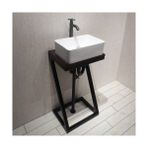 Abronya Lavabo Altlığı Lavabo Dolabı Metal Ayaklı Evye