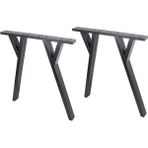 Abronya Metal Masa Ayağı Çok Amaçlı Metal Ayak Siyah Renk 1 Takım