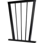 Abronya Metal Yemek Masası Ayağı Profil Masa Ayakları Çalışma Masası Ayağı 1 Takım Siyah Renk