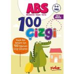 ABS 100 Çizgi - Küçük Kas Gelişimi İçin 100 Eğlenceli Çizgi Çalışması 5 - 6 Yaş