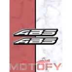 Abs 3D Kabartmalı 2 Li Damla Sticker Siyah
