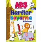 ABS 4-6 Yaş Harfler Boyama Kitabım - Pinokyo Yayınları