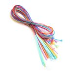 ABS plastik Afgan Tunus tığ işi kanca seti kablo halı halı örgü örgü iğneleri 12 adet