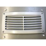 Abs Plastik Havalandırma Izgarası 206x106 MM Beyaz Karavan Tekne