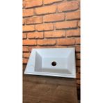 Abs Plastik Lavabo - Moto Karavan (Universal) - Dikdörtgen - Beyaz