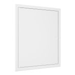 ABS plastik revizyon kapağı – Push-to-Open muayene kapağı – UV ışınlarına dayanıklı, duvar, tavan ve alçıpan için düz yüzey – gizli menteşeler – kolay montaj. (250 x 300 mm)