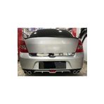 ABS Renault Symbol 2008-2012 4 Çıkışlı Egzoz Görünümlü Arka Tampon Ek'i Difüzör