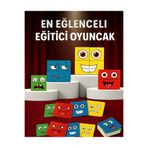 ABS Rubik Emoji Bulmaca Oyunu 16 Küp ve Kartları Olan Egitici Oyuncak