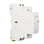 ABS Yalıtımlı Düşük Gürültü Kompakt Ev AC Kontaktörü 2P 25A 250V 1NO1NC, Aile Elektriği Için Güvenli Kullanım