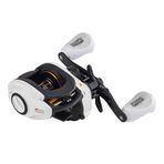 Abu Garcia Max Pro Low Profile yem makarası, boyut LP (1539730), 7 paslanmaz çelik rulman + 1 makaralı yatak, sentetik yıldız çekişi, maks. 6,8 kg, solaklar için (kutu)