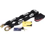 Abus Motosiklet Zincir Kilit ve Alarmlı Disk Kilidi 8007-12KS Seti