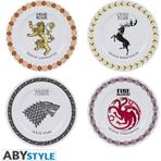 Aby Style Game Of Thrones 4 House Plate Set Tabak Seti Abytab008