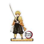 ABYSTYLE Demon Slayer Kimetsu no Yaiba Zenitsu Agatsuma Acryl® 5 "Uzun Akrilik Stand Model Figürü Anime Manga Masaüstü Aksesuarları Ürün Hediyesi