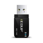 Ac 1300 Mbit/s USB Wlan Adaptörü, Çift Bant Wifi Stick 2.4g/5ghz Usb3.0 Adaptör Kablosuz Ağ Alıcısı Wifi Dongle, Masaüstü Bilgisayar/dizüstü Bilgisayar Için, Windows 11/10/8.1/7/ Mac Os x