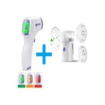 Ac-4020 Tasinabilir Mesh Nebulizator Cok Hafif Super Sessiz + Ac-9270 Dijital Temassiz Ates Olcer