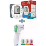 Ac-9080 Koldan Ölçer Tam Otomatik Tansiyon Aleti + Ac-9270 Dijital Temassız Ateş Ölçer