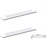 AC Aydınlatma 18W Beyaz LED Bant Armatür Sarı Işık 2 Adet - 3200K - Gün Işığı