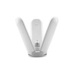 AC AYDINLATMA 24W 3 Kanatlı Pervane LED Ampul 3200K (Sarı Işık)