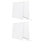 AC AYDINLATMA 24w 30x30 Backlight Led Panel Armatür Beyaz Işık 2 Adet