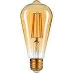 AC Aydınlatma 4W Rustik Ampul 2500K (Sarı Işık) ST64 - Amber