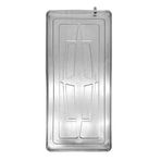 AC Damlama Tavası, Üniversal Klimalar Metal Tepsi, Sızdırmaz AC Damlama Tavası, Braketli Klima Kondens Tahliye Tavası, İç Mekan/Dış Mekan için (93 x 44 cm)