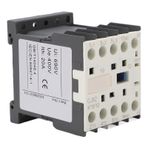 AC Kontaktör Kalınlaştırılmış Gümüş Nokta Kontaktörü 3 Kutup Elektrik Bobini Kontaktörü 220V Gümüş