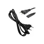 Ac Power Güç Kablosu Tv-radyo -notebook Adaptör Için 2 Pin Teyip Fişi 2 M