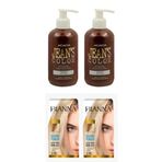 Acacia Saç Boyası - Jean's Color Saç Boyası Gün Batımı 250 ml 2 Adet + 2 Adet Bianna Saç Açıcı