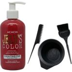 Acacia ST00558 Pamuk Şekeri Pembe Saç Boyası 250 ml ve Fluweel Saç Boya Kabı Seti