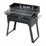 Açan P2 Büyük Pervazlı Mangal Sac Malzeme ile Katlanabilir 27 cm x 43 cm Boyutlarıyla