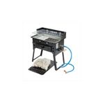 Açan T-2 Tüplü Emaye Pervazlı Mangal Ve Lav Taşı Çift Izgara 32x46cm
