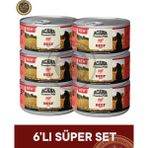 Acana Cat Canned Beef - Sığır Etli Yetişkin Kedi Konserve Maması Seti 6x85 gr