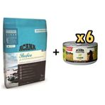 Acana Pacifica Balıklı Yetişkin 1.8 kg Kedi Mama + Acana Premium Kuzulu 6x85 gr Kedi Konserve