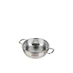 Acar 016469 Karat Çelik 28 cm Basık Tencere