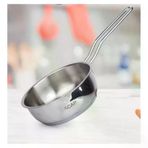 Acar 016750-12 Karat 16 cm 0.80 lt Basık Çelik Kaçerola Sos Tavası