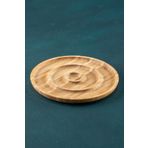 Acar 20 cm Bambu Yuvarlak Sunum Tabak