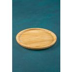Acar 20 cm Bambu Yuvarlak Tabak