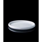 Acar 26,8x2,5 cm Beyaz Porselen Yuvarlak Tabak SCT-21-0219 Desensiz 1 Adet