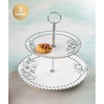Acar 5585 Toby Estelia 19 cm Porselen Katlı Kurabiyelik