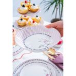 Acar 6 Lı Çukur Yemek Tabağı - 19 cm