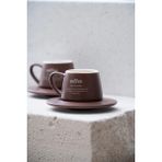 Acar 7459 Blush 2'li Kahve Fincan Takımı Bordo - 90 ml