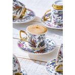 ACAR Abigal 6 Kişilik Kahve Fincanı Takımı - 90 ml