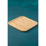 Acar Acr-027/24 Bambu Kare Tabak 30 cm Ahşap Sunum Tabağı