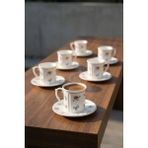 Acar Ariella 6 Kişilik Porselen Kahve Fincan Takımı - 100 ml - Renkli