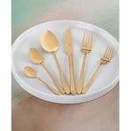 Acar ART-05006 Elenor 12 Kişilik 72 Parça Gold Çatal Kaşık Bıçak Seti