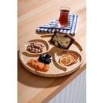 Acar Bambu Dönerli Sunum Tabak - 30 cm