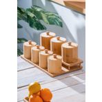 ACAR Bambu Standlı 7 li Baharat Takımı