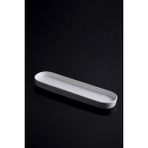 Acar Beyaz Porselen Oval Tabak 25CM